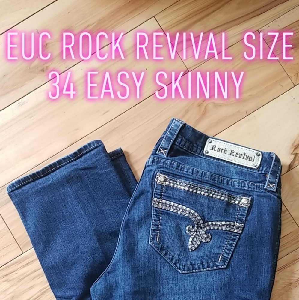 EUC Rock Revival Easy Skinny 34x32